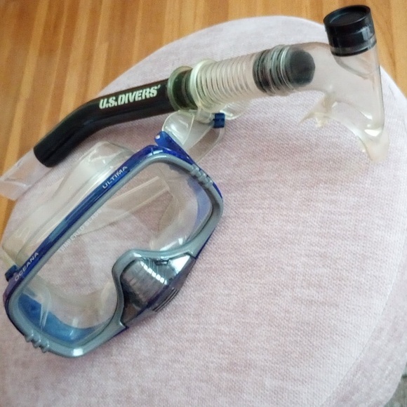 US Divers Oceans Ultima Snorkel + Mask  RARE Style!! - Picture 6 of 13